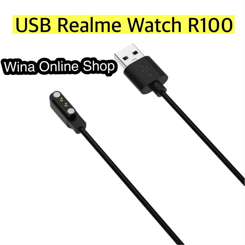 USB Realme watch R100 magnetic / kabel charger Realme watch R100