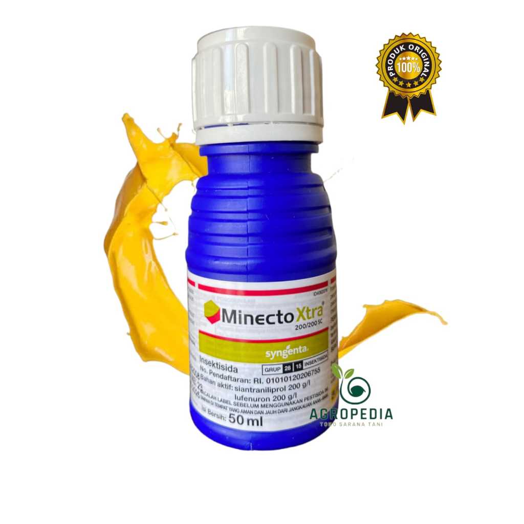 INSEKTISIDA MINECTO XTRA 200/200SC 50ML -  Bahan aktif Siantraniliprol 200 g/l Iufenuron 200 g/l mem