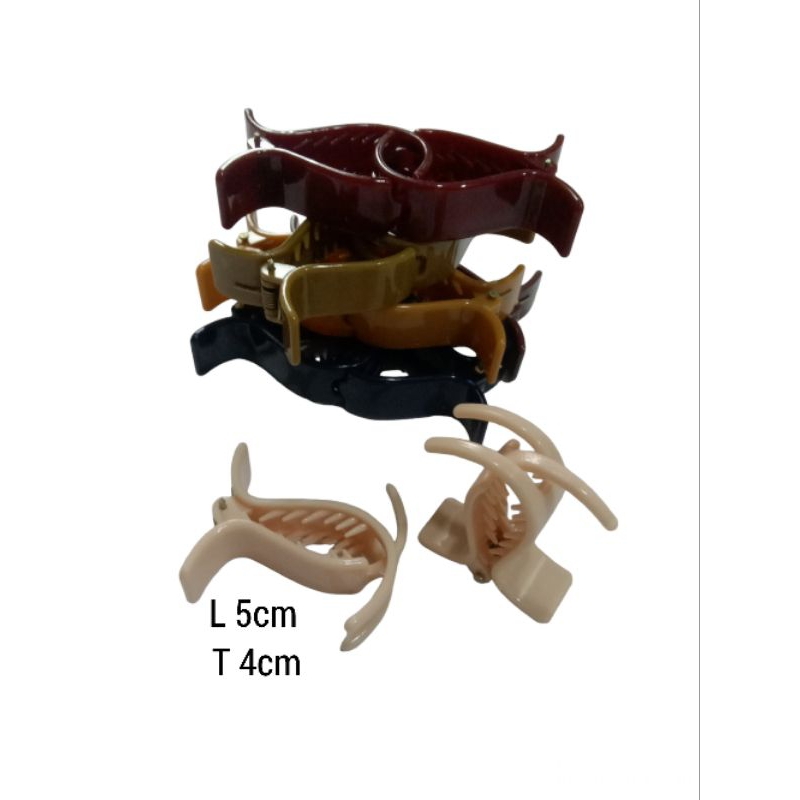 Jepit Jambut/Jedai Taring/Salon Gigi/Jedai Rambut Model Ikan(12 pcs/9900) Jedai