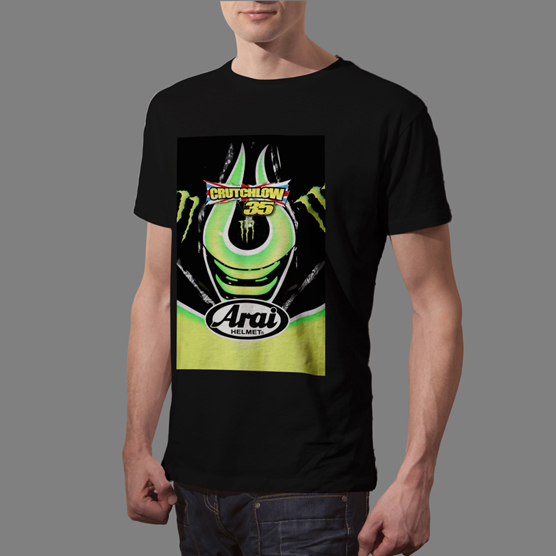 Kaos Cal Crutchlow Moto GP Tech 3 Tshirt Bahan 100% Cotton Black & White | Casual T-SHIRT Size S M L