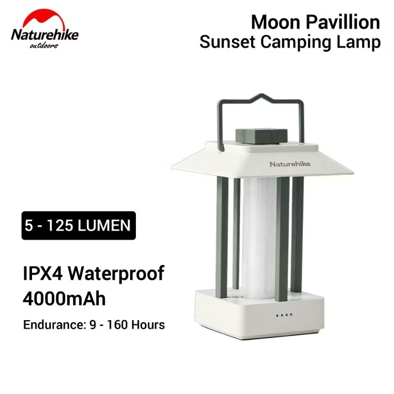 LAMPU CAMPING NATUREHIKE CNH22DQ009 KOON PAVILION SUNSET TENT LIGHT LUMEN 125 IPX4 WATERPROOF LAMP C