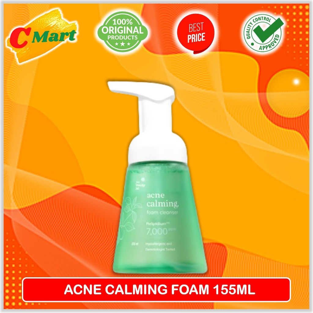Bio Beauty Lab Acne Calming Foam Cleanser 155ml - Sabun Cuci Muka Jerawat - Skincare Jerawat - CMart