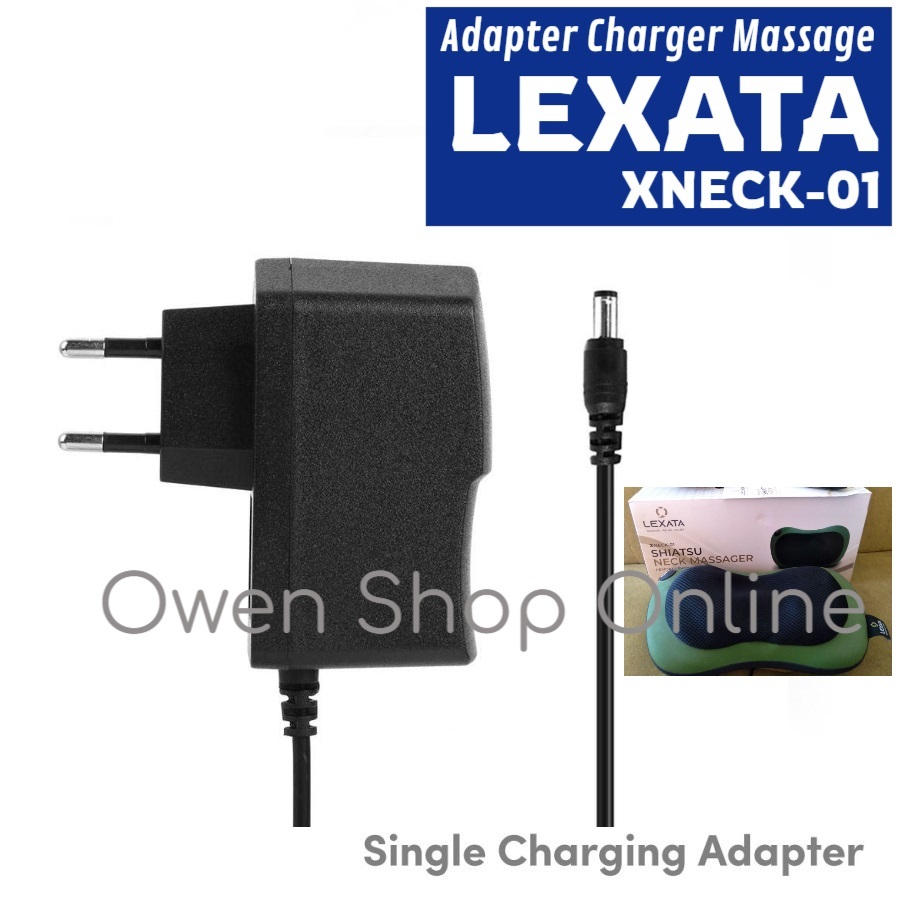 Promo Adaptor Charger Lexata Xneck-01 Travel Pillow Neck Massager Adapter Fe-4121