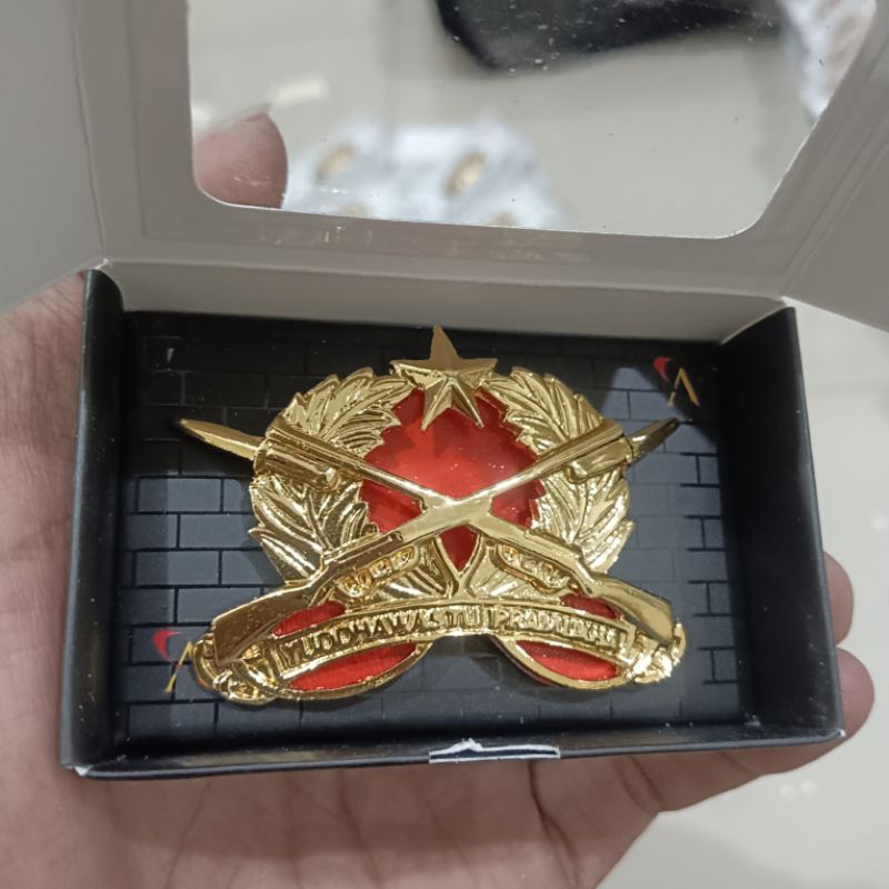 super exclusive emblem baret infanteri tni ad