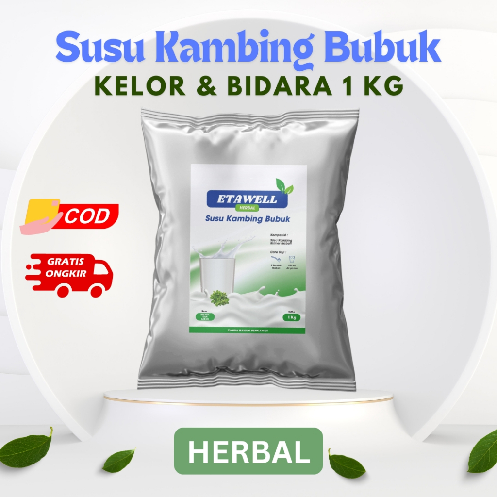 

Etawell Herbal - Susu Kambing Bubuk Bidara Kelor 1000 Gr