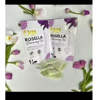 

(20) ROSELLA SLIMMING TEA BY DISA GLOW ✅ BPOM HERBAL GREEN TEA