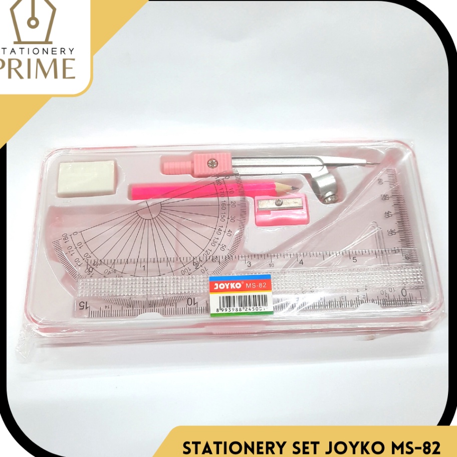 

NEW PROMO Math Set Stationery Set Jangka MS82