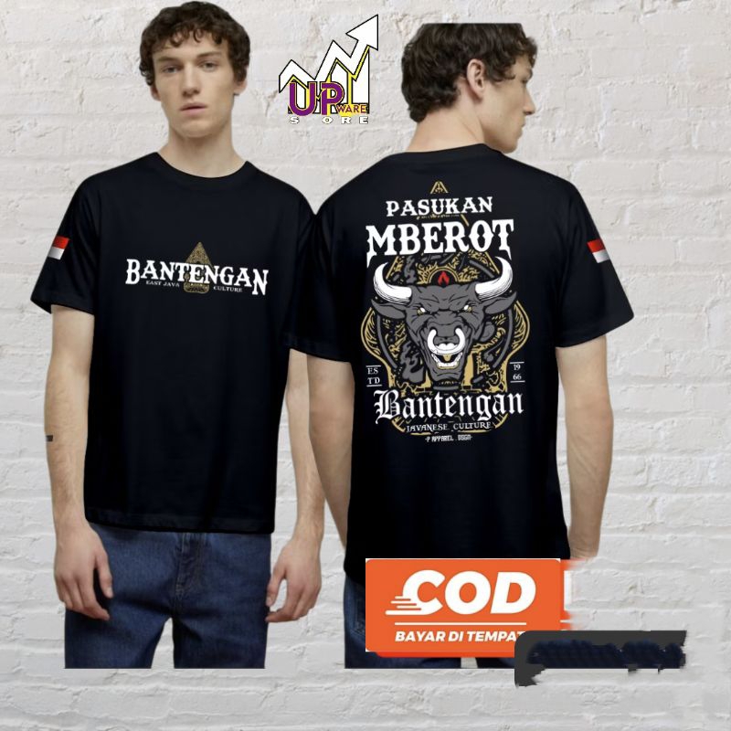 BAJU KAOS BANTENGAN MBEROT DEWASA//BAJU KAOS MBEROT//BAJU KAOS BANTENGAN