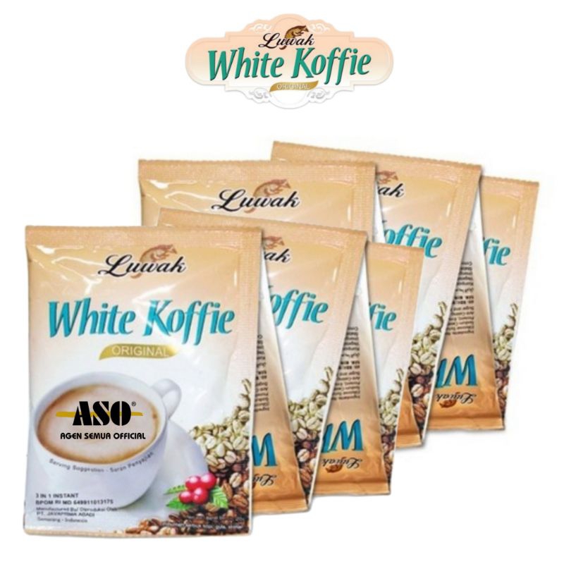 

4 renceng white coffe Luwak