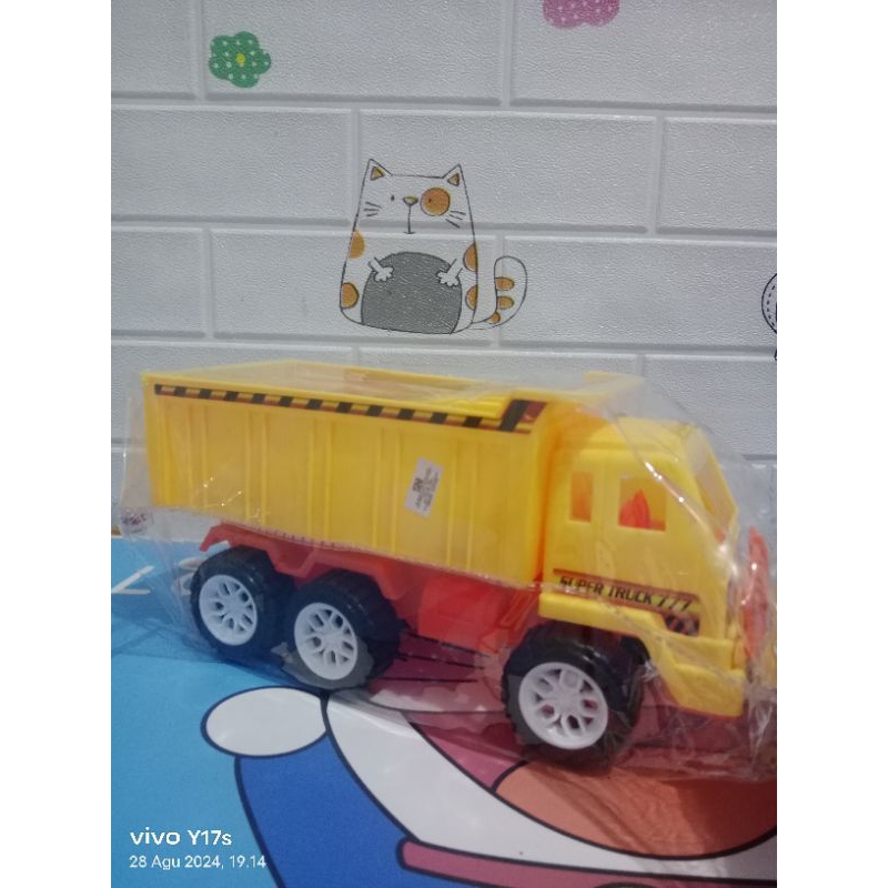 mobil mainan truk mobil mainan crane kuning mobil mainan terlaris