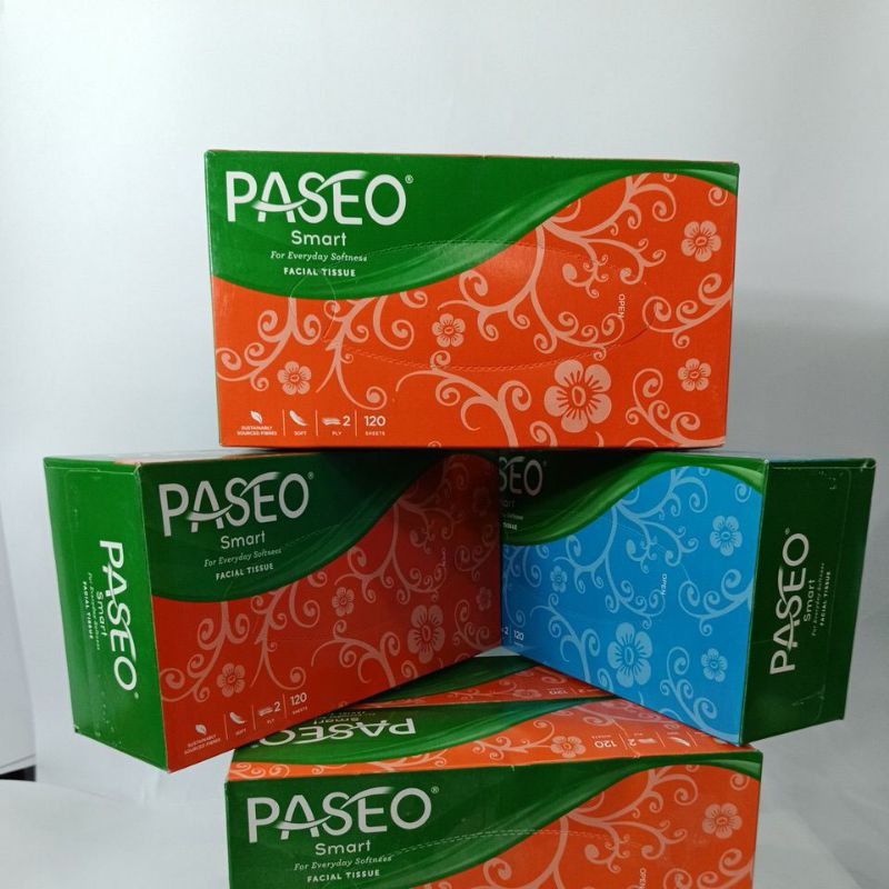 Tisu PASEO Smart 120 sheets 2 ply BOX