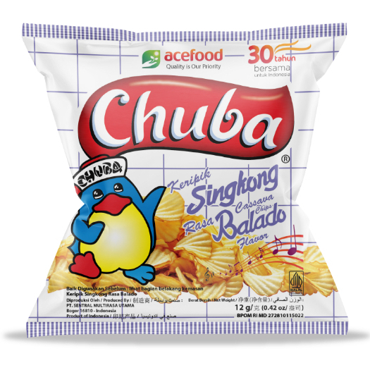 

Baru Enak Chiki Chuba 12gr Balado Keju Balado Ijo Cuba Keripik Singkong Cemilan Jadul