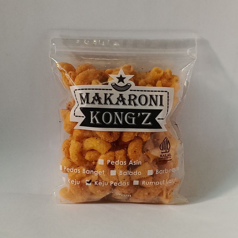 

Makaroni Kong'Z Keju Pedas 50gr