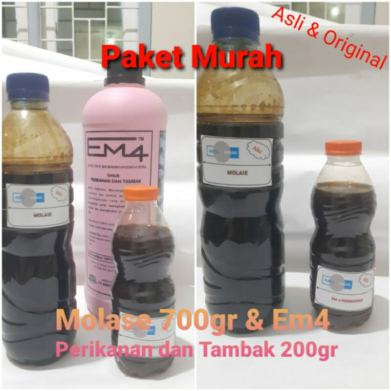 Paket Molase dan Em4 Perikanan dan Tambak Murah