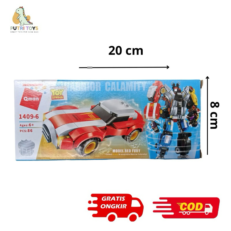 LEGO QMAN WARRIOR CALAMITY SERIES LEGO BONGKAR PASANG BRICK QMAN
