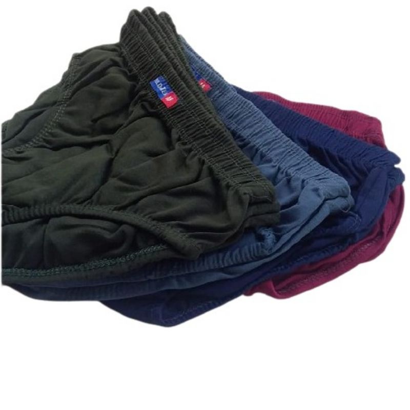6PCS - CELANA DALAM PRIA LEMBARAN CD LAKI LAKI POLOS UKURAN M,L,XL,XXL,4L,5L