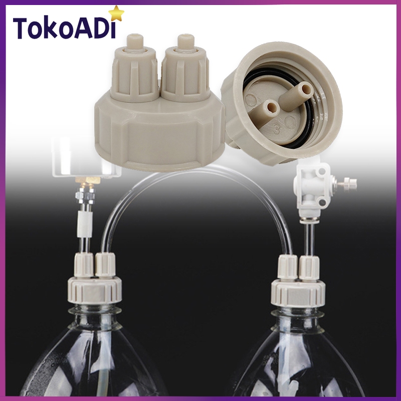 1SET/5PCS Tutup Botol Co2 DIY Cisod Ragul Aquascape Dengan Seal Karet