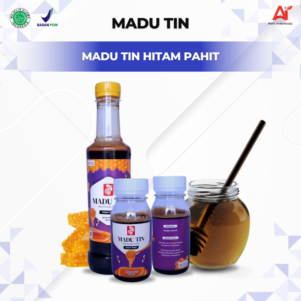 

Madu Tin Madu Hitam Pahit Murni Herbal Asli Original 100% 150 ml 350 ml
