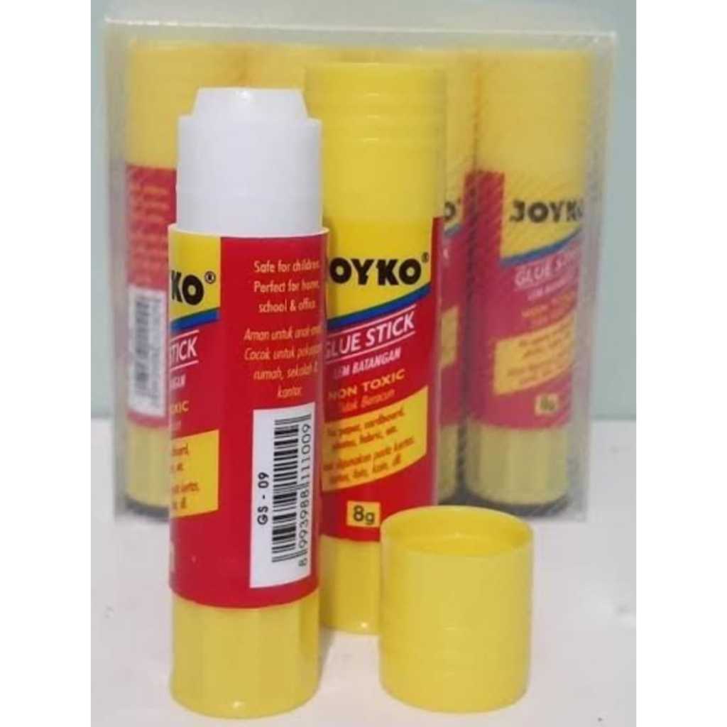 

lem stick joyko satuan (1pcs) / lem stik / glue stick 8gr / lem stik 8gr / lem kertas