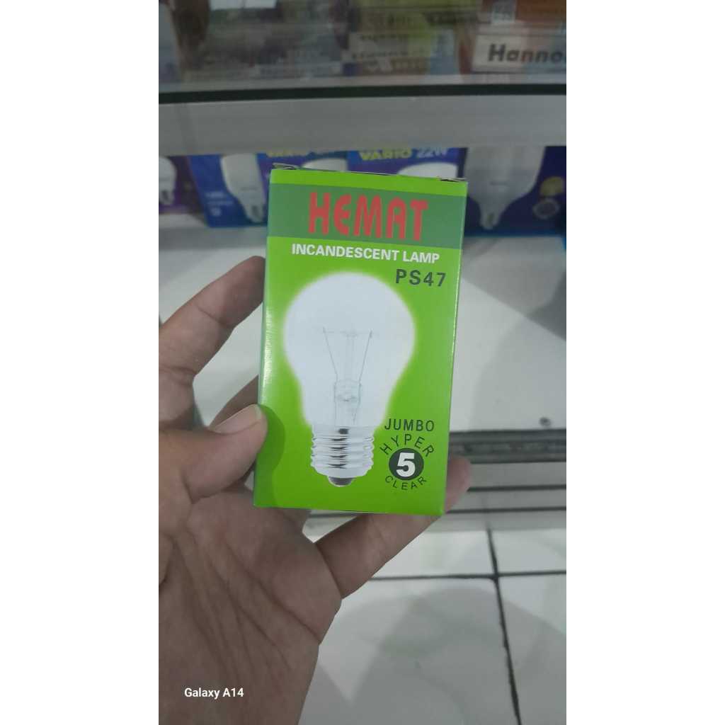 LAMPU PIJAR / LAMPU AYAM / LAMPU BOHLAM KUNING 5 WATT HYPER HEMAT