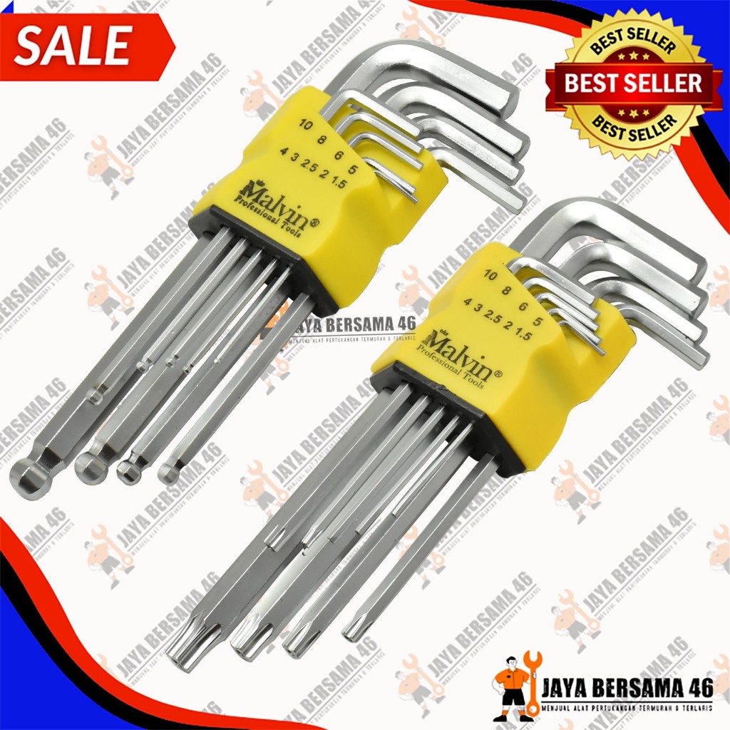 KUNCI L MALVIN/MALVIN KUNCI L/KUNCI L/KUNCI L BINTANG/KUNCI L KOMBINASI/KUNCI BALL POINT