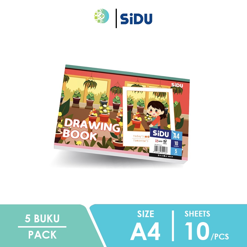 

SIDU Buku Gambar A4 Drawing Book 1 Pack Isi 5 Pcs