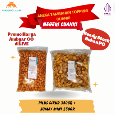 

Buy 1 Get 1 Pilus Cikur Pedas 350gr Get Somay Mini Pedas 250gr