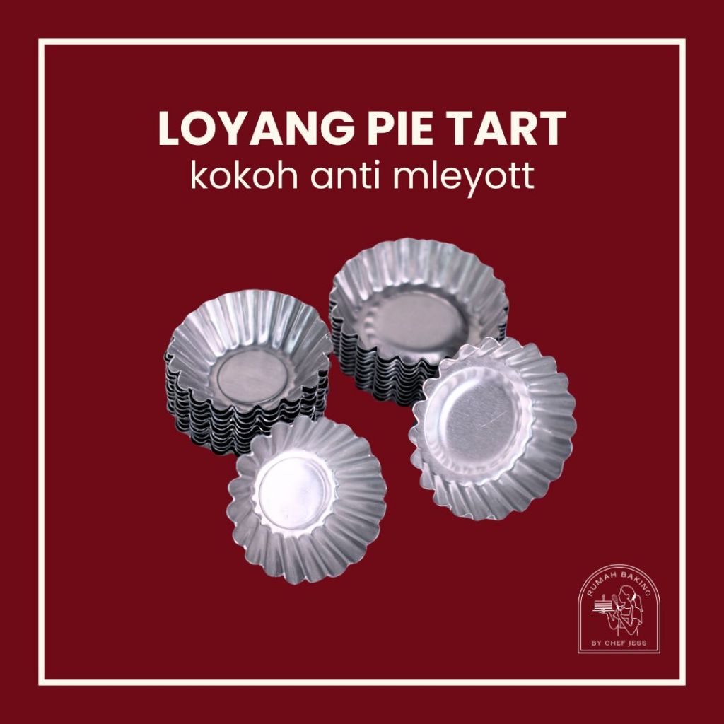 loyang pie tart / pie buah / pie susu