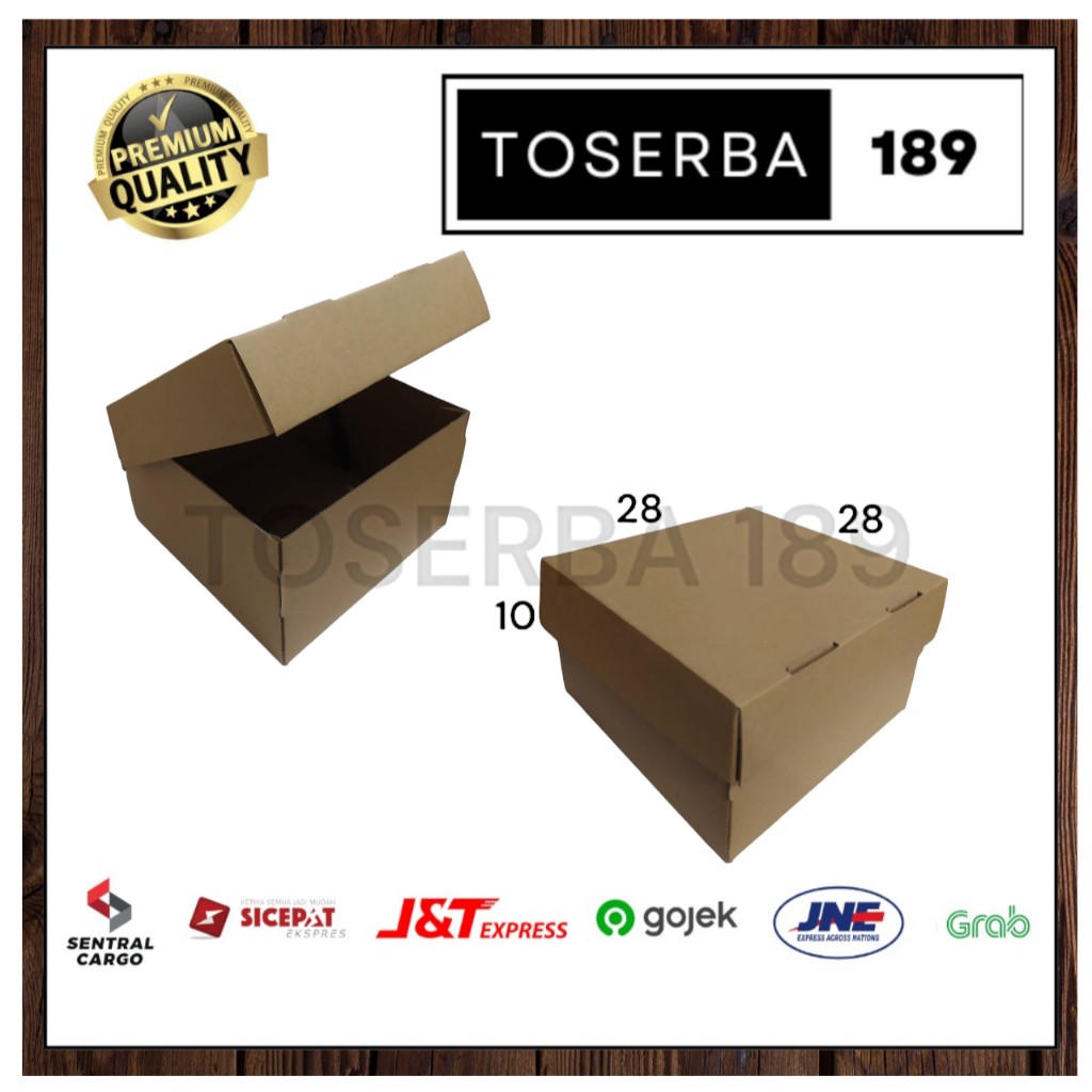 

kardus packing diecut/box pizza uk 28x28x10 cm