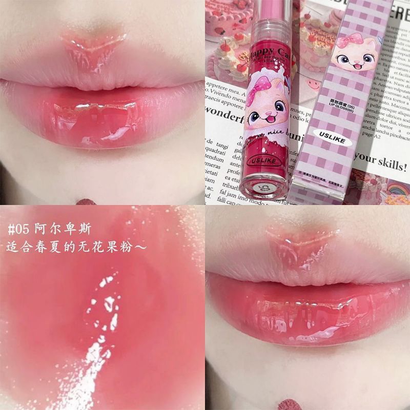 Ready Stock USLIKE Cool-Toned Liptint, Liptint Colorful, Long Lasting wear, C-Beauty, K-Beauty