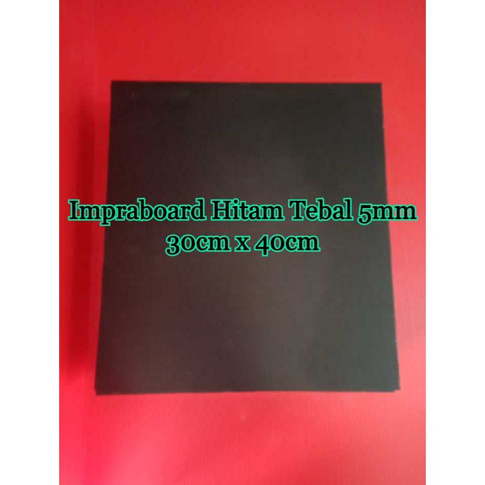 Imfraboard Hitam Tebal 5mm 30cm x 40cm