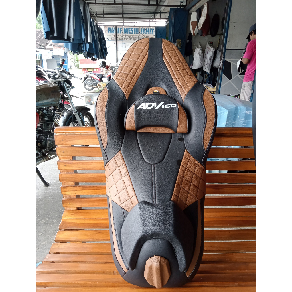 Jok yamaha xeon rc/gt-jok xeon karbu modifikasi mbtech model cobra cocok untuk touring
