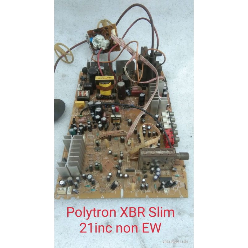 Mesin TV Polytron XBR slim 21 inch, non EW