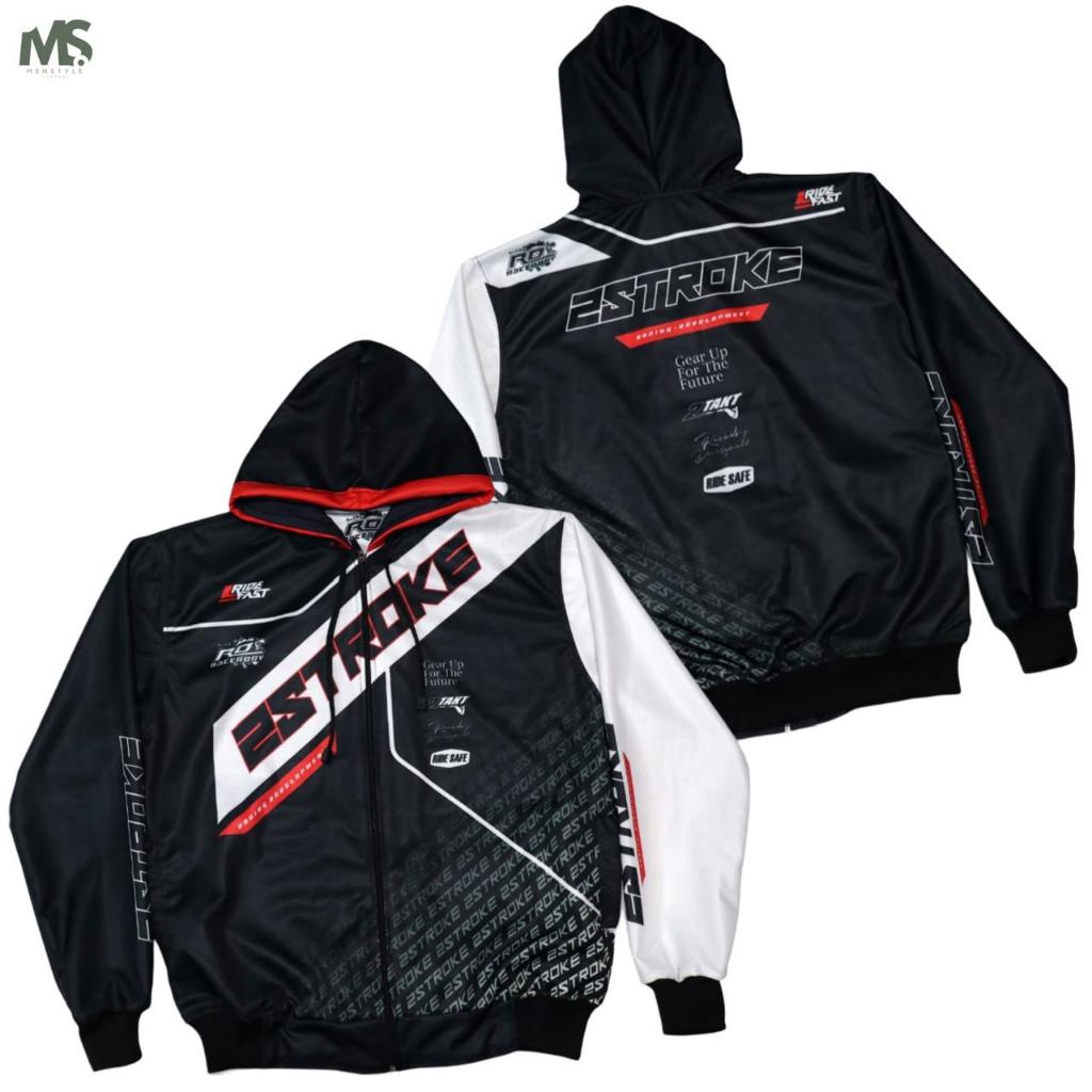 Jaket Racing Hell Motor 2Stroke Printing Motif Terbaru Unisex