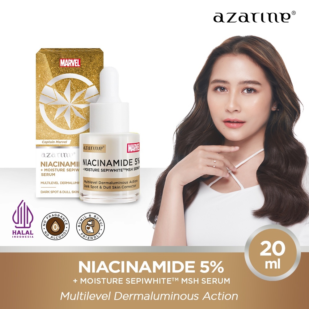 Azarine Cosmetic Niacinamide 5% + Moisture Sepiwhite Serum| Azarine Niacinamide 5%