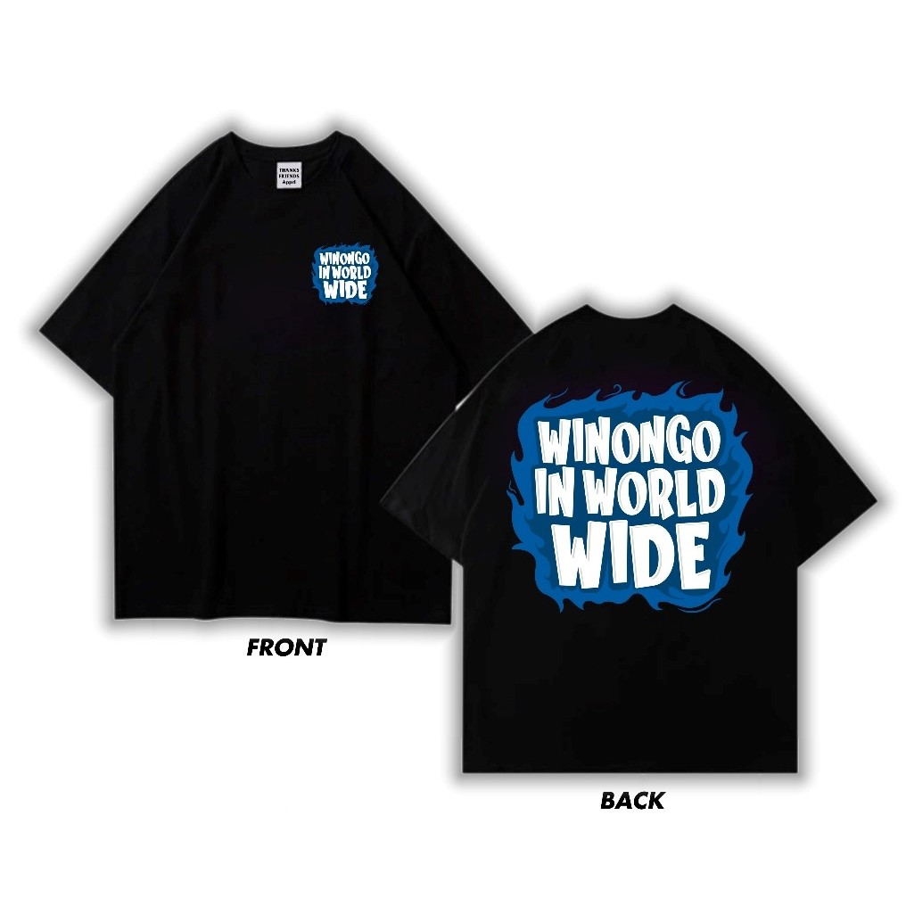Kalemmerch Kaos Hitam Putih - PSHW Winongo In World Wide 1903