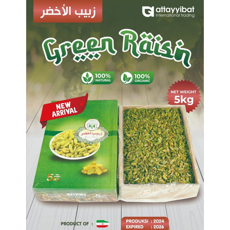 

Kismis Hijau Green Raisin 5kg