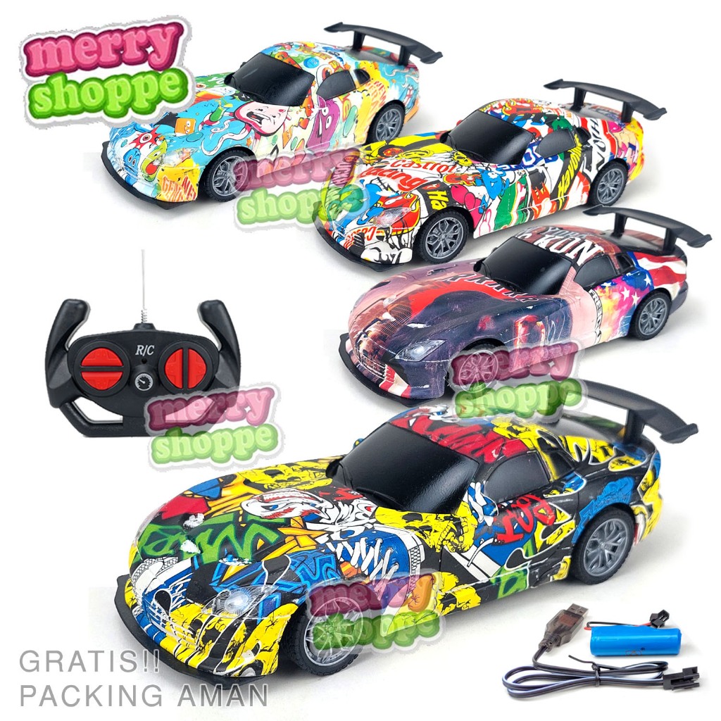 Mobil RC Mobil Mainan Drift Remote Control Remot Speed Drift ada Lampu