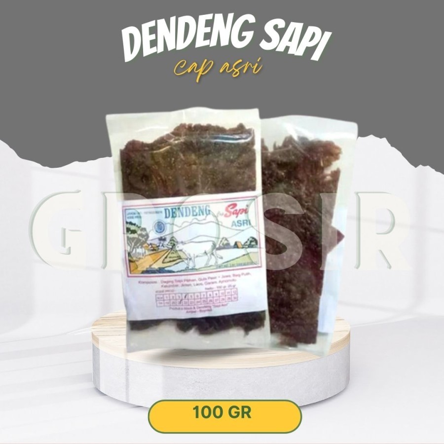 

Makanan Siap Saji / Dendeng Sapi Cap Sapi Asri 100 Gr / 100% Halal