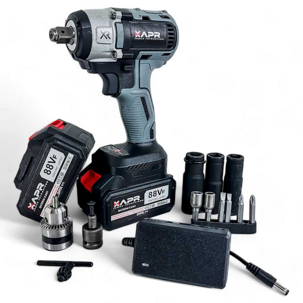 APR Impact Wrench AP101+ 500Nm – Pembuka Baut Roda Motor & Mobil CVT