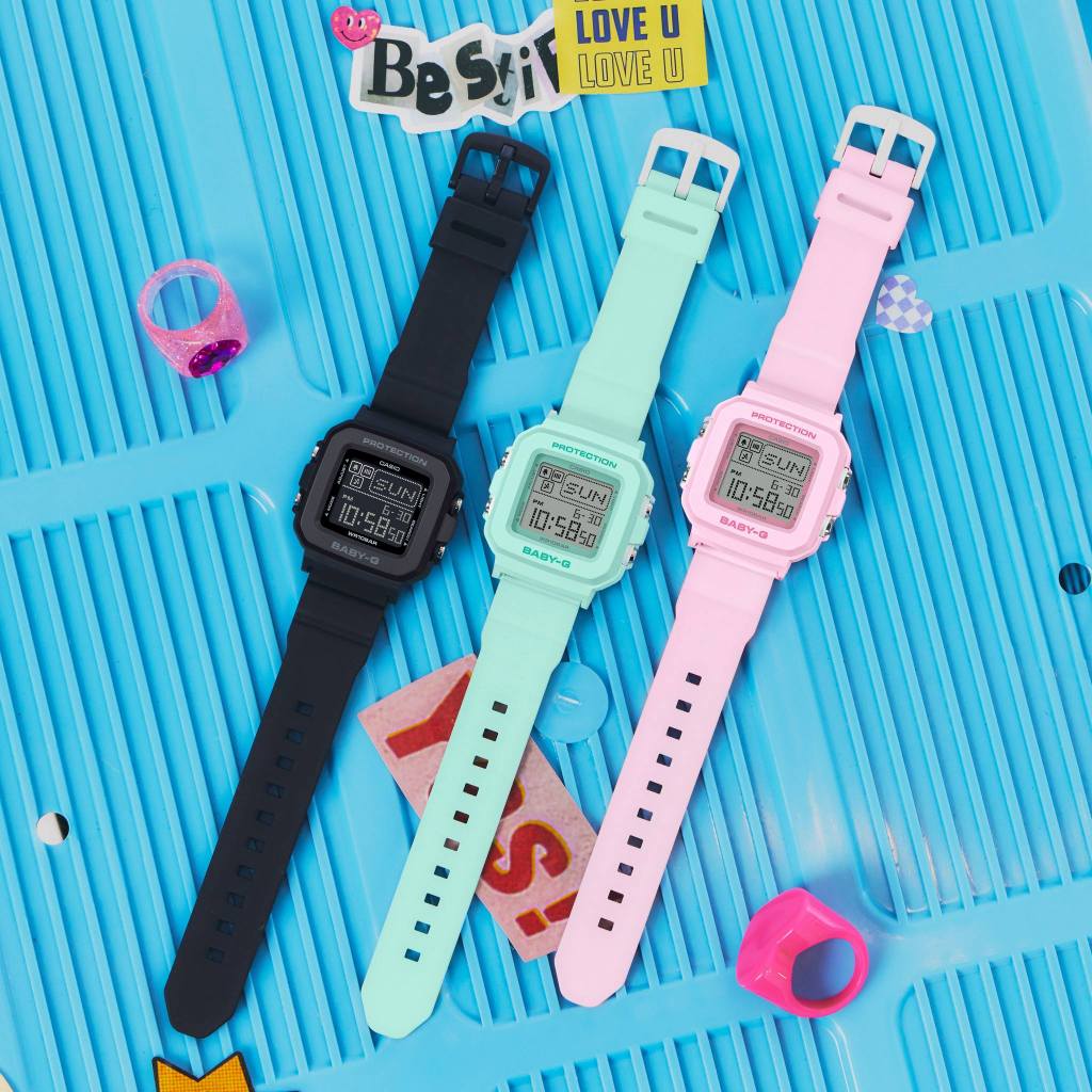 JAM TANGAN WANITA CASIO BABY BGD-10-1DR / BGD-10-3DR / BGD-10-4DR DIGITAL ORIGINAL