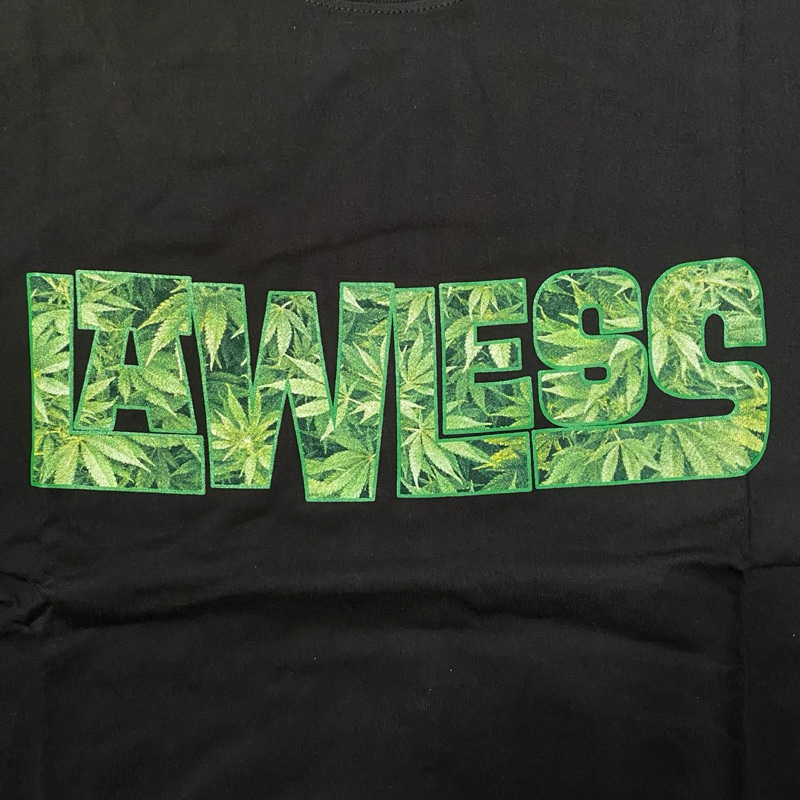 Lawless Jakarta -Smoke Em Black - Size XL - New - Free Sticker