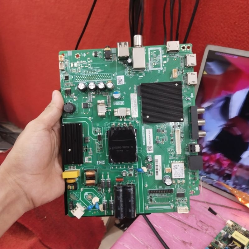 MB AQUA LE40AQT6600FG MAINBOARD MOTHERBOARD MODUL MESIN TV LED