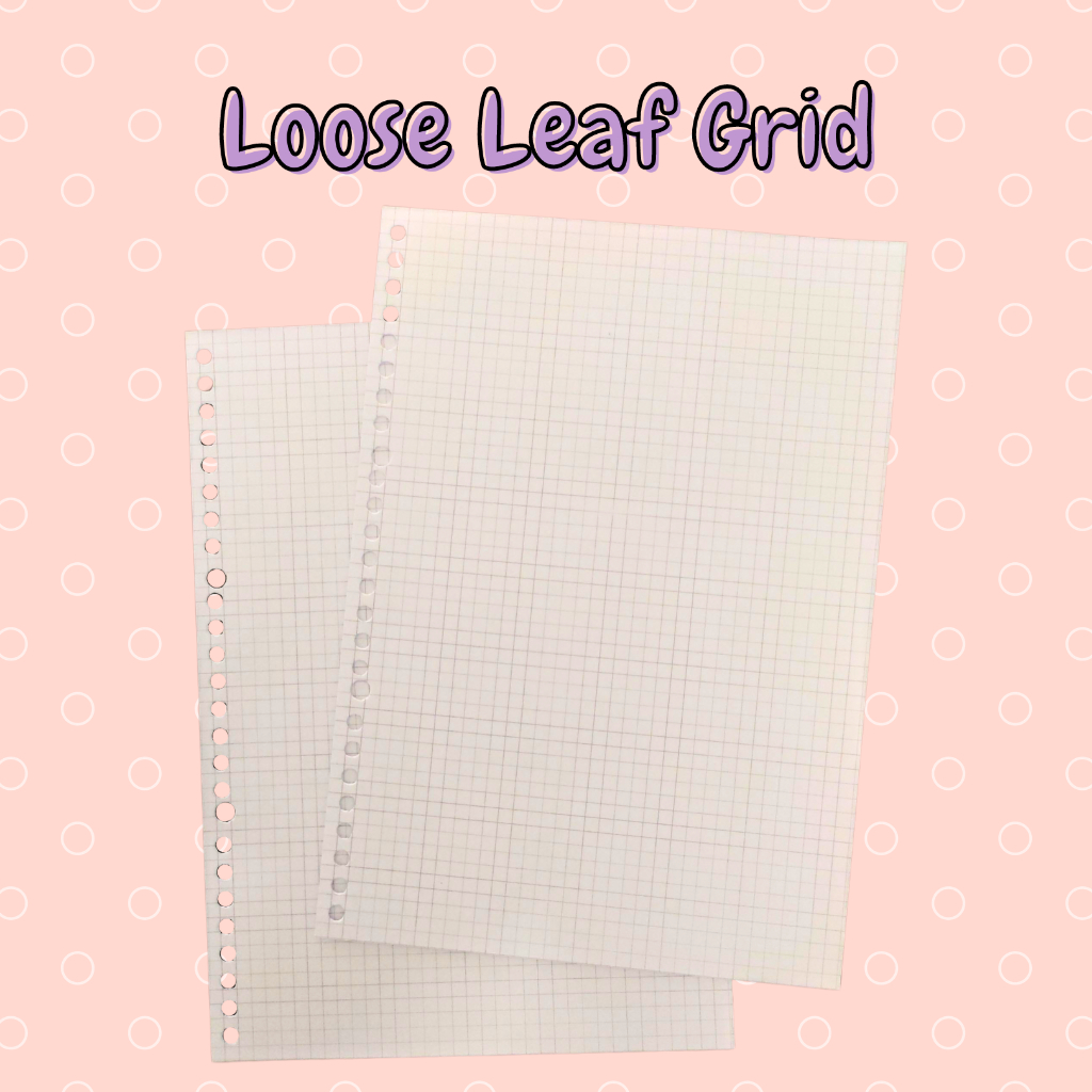 

Loose Leaf Kertas Binder Grid B5