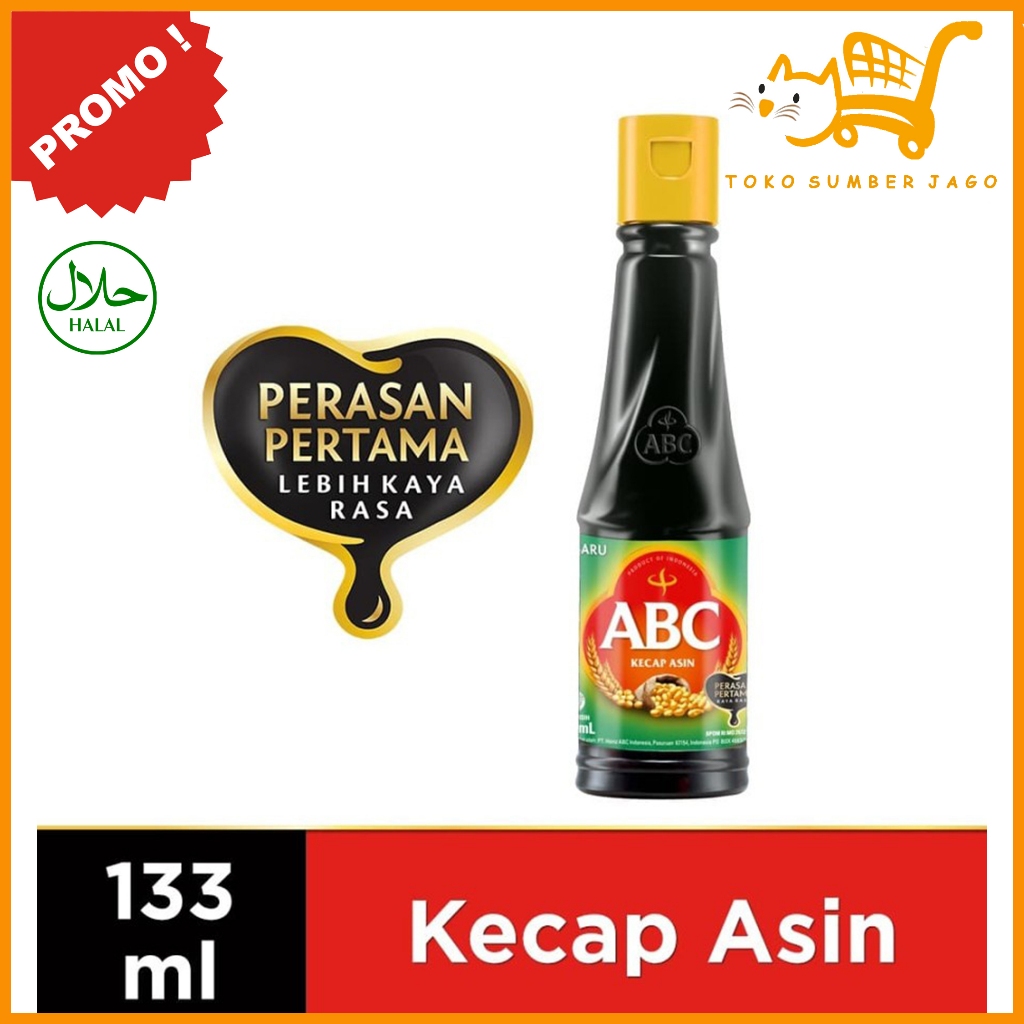 

ABC Kecap Asin 133ml Salty Soy Sauce
