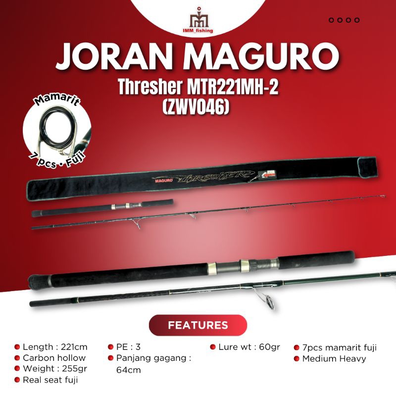 JORAN MAGURO THRESHER | Tongkat Pancing | Fishing Rod | Spinning