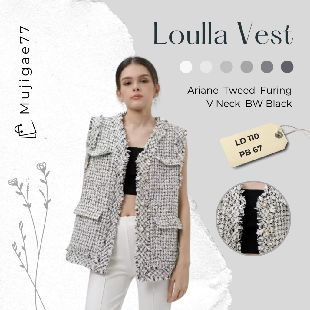 Vest Tweed Premium