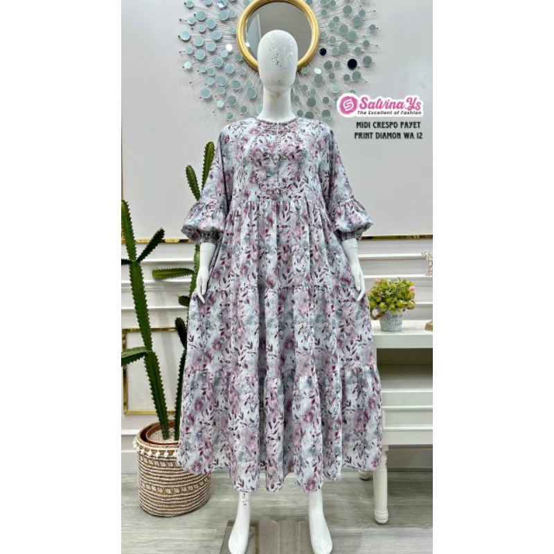 Gamis premium salvina ys / gamia rmany ori salvina ys