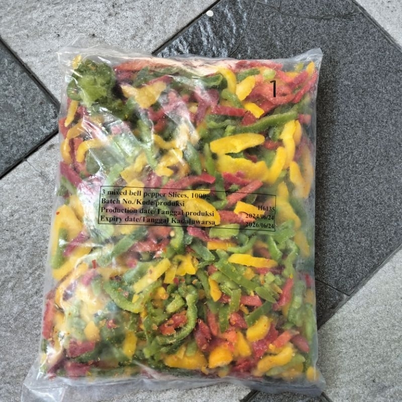 

Paprika Slice mux 1 kg