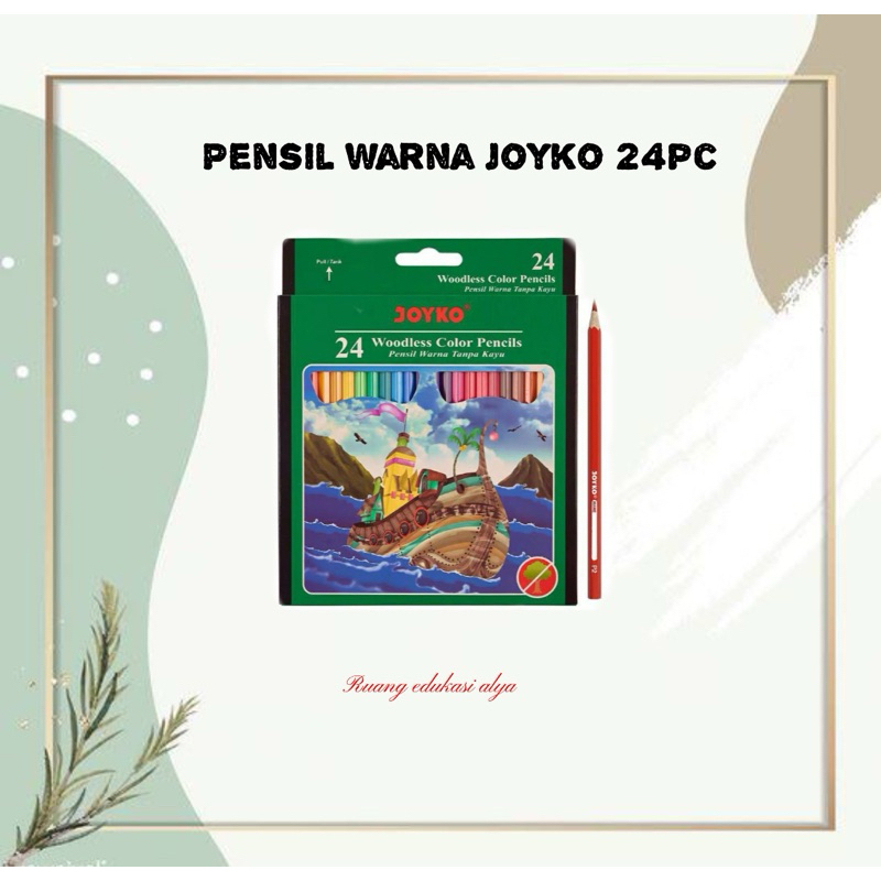 

PENSIL WARNA JOYKO 24 WARNA